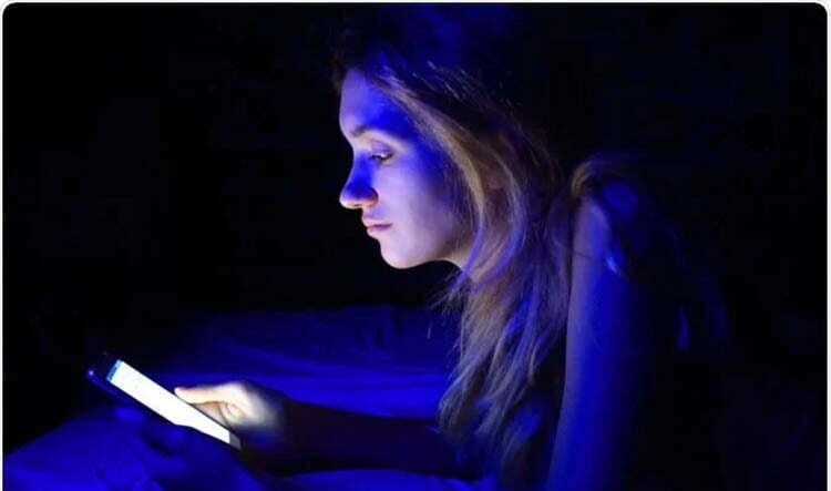 Impact of blue light on sleep