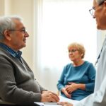 A Positive Urine Test Doesn’t Always Mean a UTI Older adult discussing uti symptoms in elderly people with a clinician