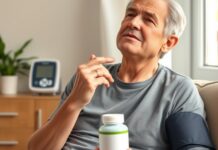 ACE Inhibitor Cough: What to Do About a Persistent Dry Cough Person with a dry cough holding a medicine bottle, illustrating lisinopril cough and a medication discussion.