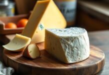 Aged Raw-Milk Cheese: What 60 Days Can—and Can’t—Do Is raw cheese safe? An aged raw-milk cheese wedge on a wooden board.