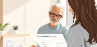 Antidepressant Withdrawal: Recognize Symptoms and Taper Safely Patient discussing antidepressant discontinuation syndrome and a gradual taper with a clinician.