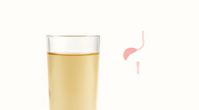 Blood in Your Urine After a UTI: When to Get It Checked Illustration of a urine sample with a subtle pink tint representing UTI bleeding