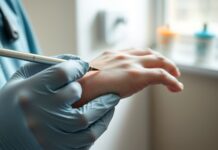 Cut or Puncture? When a Tetanus Booster May Be Needed When to get a tetanus shot after a cut: clinician assessing a cleaned puncture wound