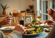 Does Eating Late Cause Weight Gain? What Trials Say A balanced evening meal at home, illustrating the best time to eat dinner