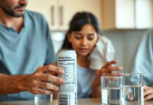 Energy Drinks and Teens: How to Check the Caffeine Parent and teen checking a can label to understand caffeine in energy drinks