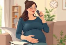 Exposed to Chickenpox While Pregnant? Act Promptly Illustration for shingles exposure pregnancy: a pregnant person calling a clinician after possible chickenpox or shingles contact.