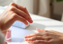 Gel Polish Allergy: Spot Symptoms and Lower Your Risk Gel polish allergy: mild redness around a fingernail beside gel manicure products