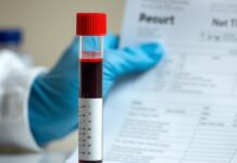 High Potassium on a Blood Test: When to Repeat the Result Blood sample tubes illustrating a high potassium in blood test and possible sample hemolysis