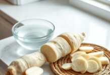 How To Prepare Cassava Safely And Reduce Cyanide Risk cassava cyanide safety: peeled cassava root prepared for soaking and drying