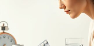 Missed Mini-Pill? Your Next Step Depends on the Type A person checking a pill pack and clock after a missed mini pill