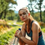 Missed Periods in Athletes Can Signal a Bone-Health Risk Female athlete taking a rest break outdoors, illustrating the female athlete triad and missed periods