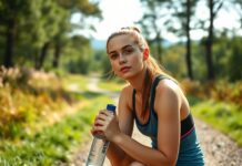 Missed Periods in Athletes Can Signal a Bone-Health Risk Female athlete taking a rest break outdoors, illustrating the female athlete triad and missed periods