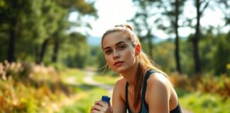 Missed Periods in Athletes Can Signal a Bone-Health Risk Female athlete taking a rest break outdoors, illustrating the female athlete triad and missed periods