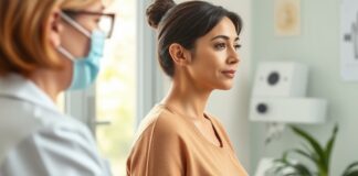 Pain At The Vaginal Opening: Could It Be Vulvodynia? Vulvodynia symptoms and a clinician discussing persistent pain at the vaginal opening