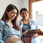 Taking Levothyroxine? Your First Steps After a Positive Test Clinician discussing elevated TSH during pregnancy with a patient taking levothyroxine