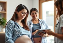 Taking Levothyroxine? Your First Steps After a Positive Test Clinician discussing elevated TSH during pregnancy with a patient taking levothyroxine
