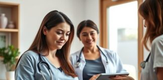 Taking Levothyroxine? Your First Steps After a Positive Test Clinician discussing elevated TSH during pregnancy with a patient taking levothyroxine